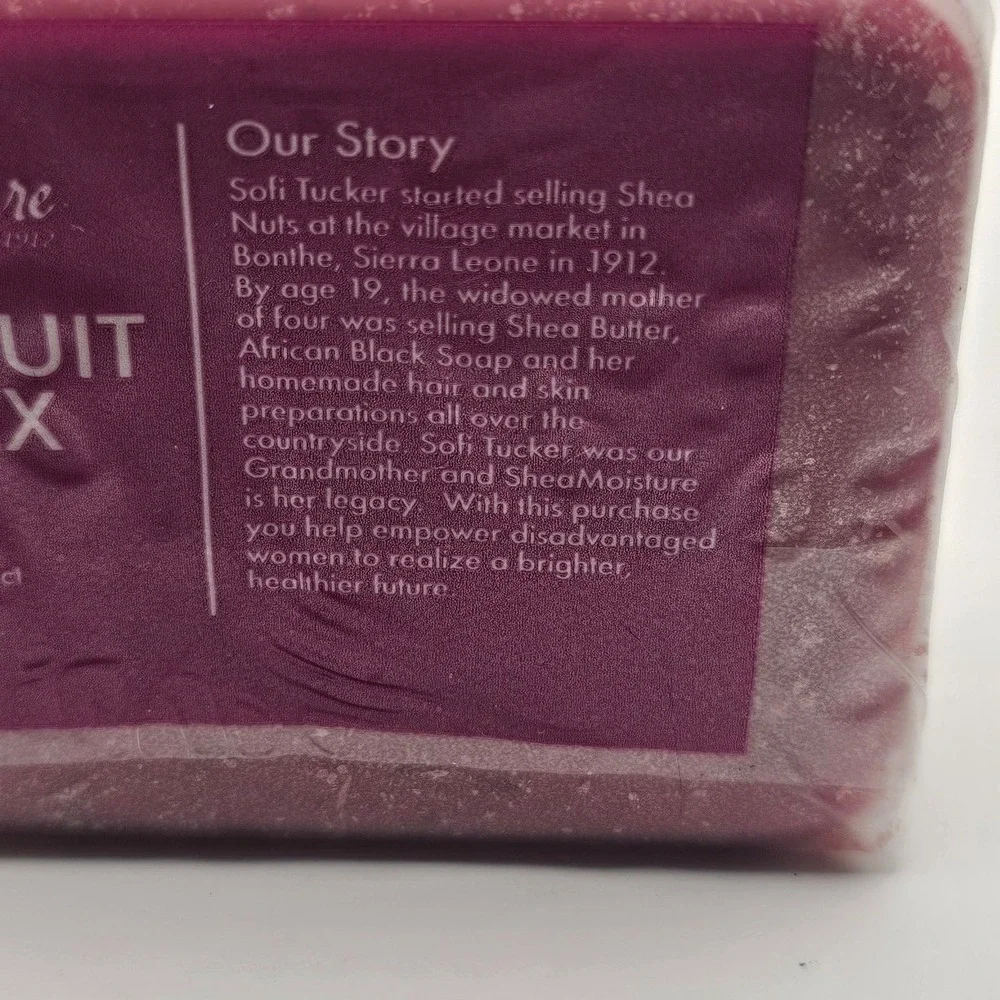 Shea Moisture Superfruit Complex Bar Soap Mango Butter Green Coffee Extract 8oz
